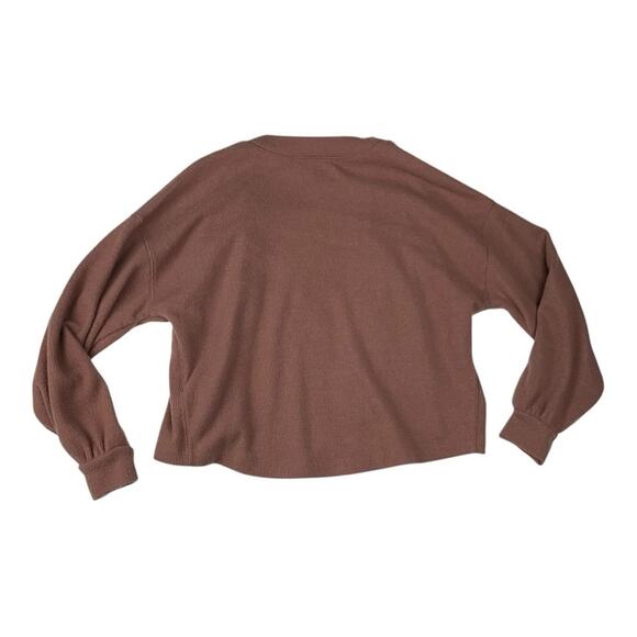 Abercrombie & Fitch women's small soft cozy tan sweater open cardigan brown casu - Picture 2 of 9